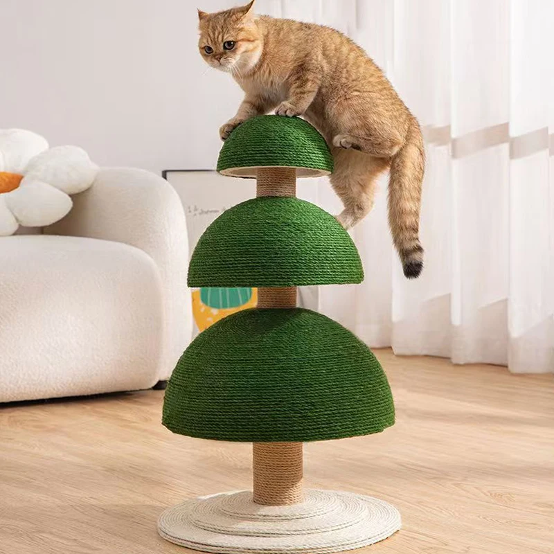 

Customized Cat Tree & Scratcher Sisal Pet Cat Climbing Pole by Furniture Manufacturer