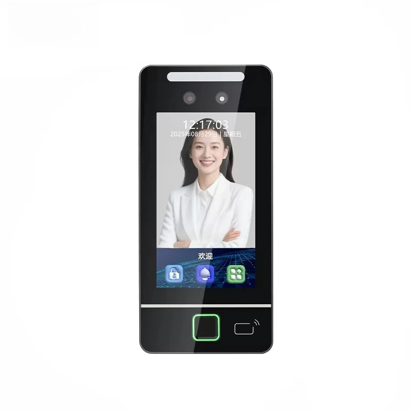 Dynamic Facial Recognition Access Control Intelligent Networked Attendance Machine Terminal Fingerprint Recognition