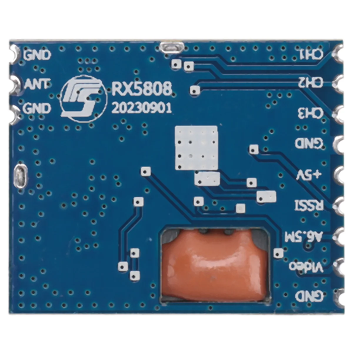 

B18B 1Pcs FPV 5.8G Wireless Mini Audio Video Receiver Module RX5808 for FPV System RC Helicopter