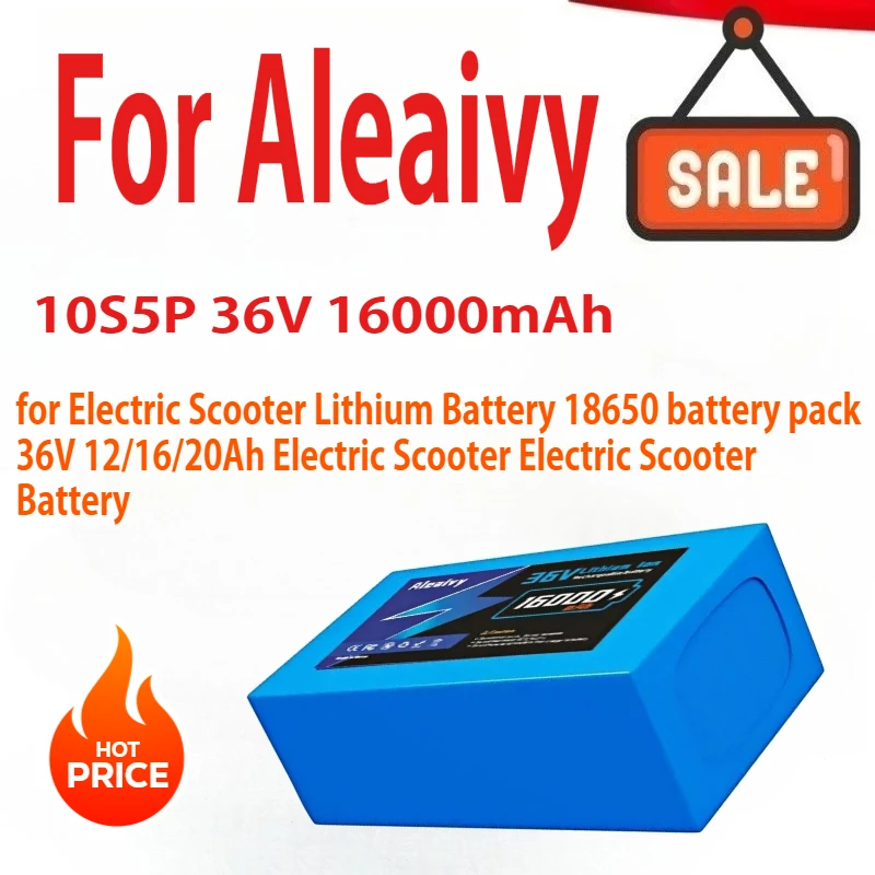 10S5P 36V 16000mAh Electric Scooter Lithium Battery 18650 battery pack 36V 12/16/20Ah Electric Scooter Electric Scooter Battery