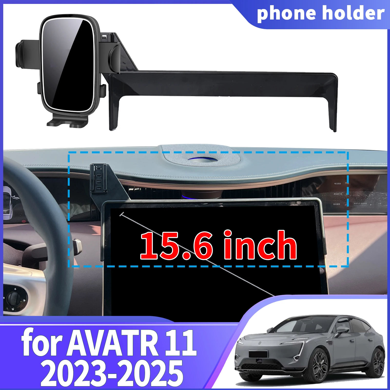 

fit for AVATR 11 2023 2024 2025 15inch ​​Navigation Phone Holder Mount Customized Car accessoires