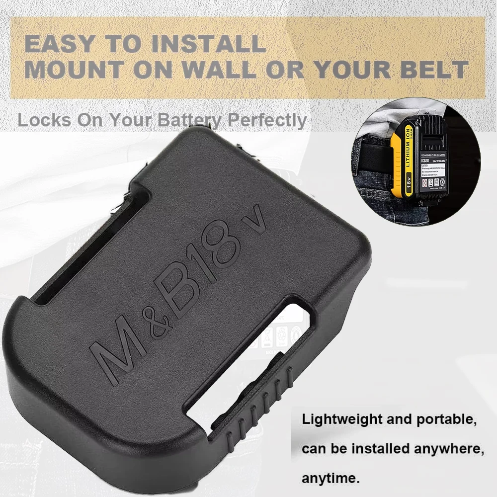 1/5/10PCS Tools Power Battery Mounts Storage Stand Holder Battery Hold Shelf Rack Storage Case for Makita/Bosch 18V 14.4V