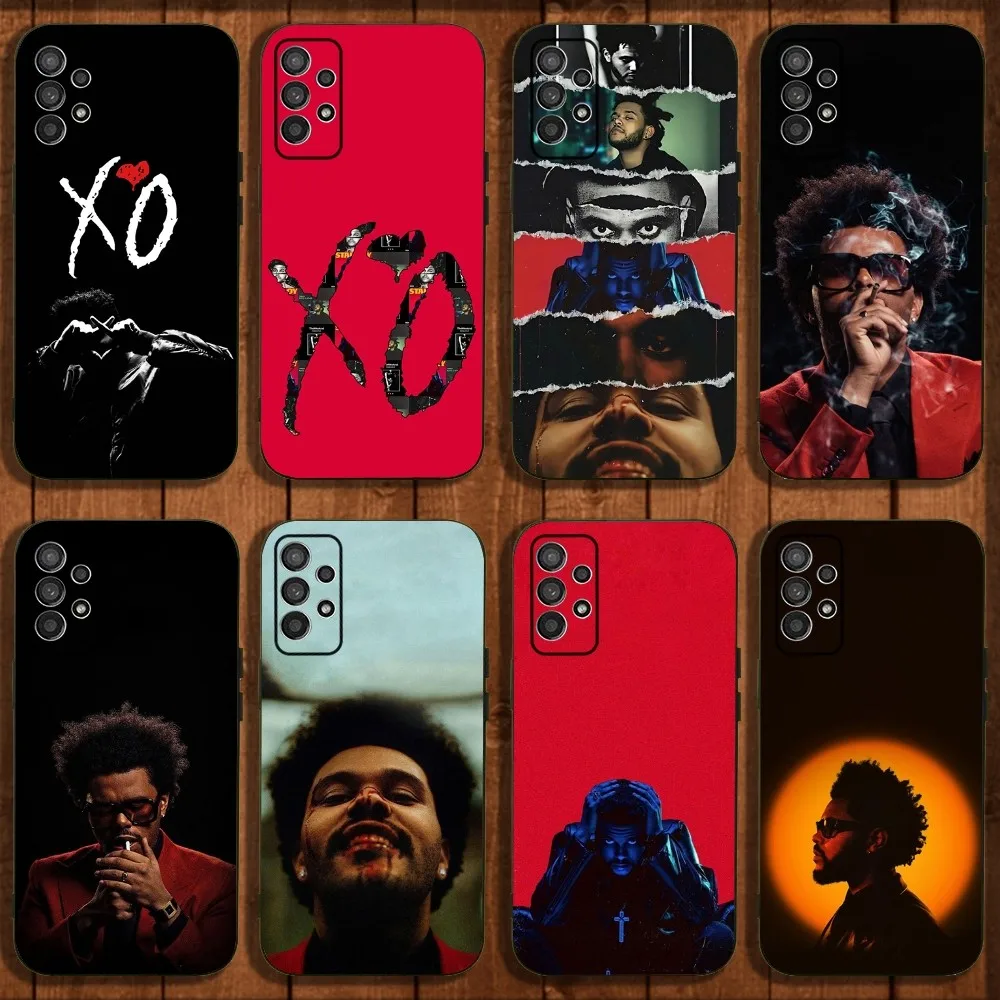 The W-Weeknd A-Album Phone Case For Samsung Galaxy A13,A21s,A22,A31,A32,A52,A53,A71,A80,A91 Soft Black Cover