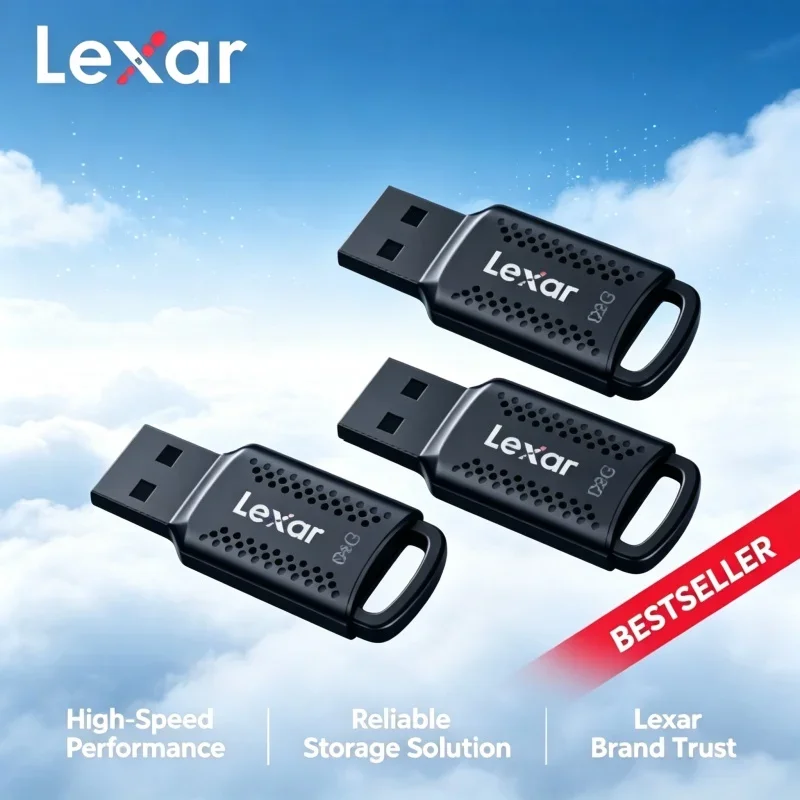 Compact Lexar V400 USB 3.2 Gen1 Pen Drive Portable U Disk Thumb Memory Stick For Notebook PC Daily Data File Storage Solution