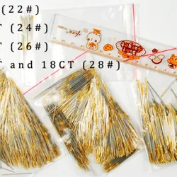 Accessori all'ingrosso per aghi a punto croce, aghi da ricamo 28 #26 #24 #22 # 18CT 16CT 14CT 11CT 9CT jcs