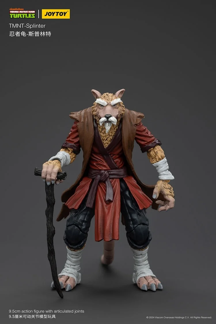 

JOYTOY TMNT-Splinter Action Figures Decoration Original Doll Collection Gift Movable Model Garage Kits GK
