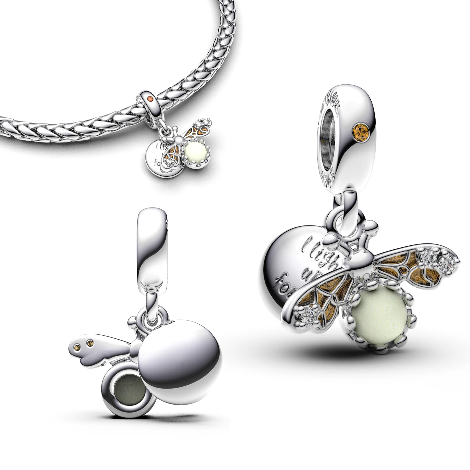 

High Quality Fine Jewelry Silver 925 Jewelry Pendant Bracelet Jewelry Pendants Original Charm Woman Charms Italian Bracelet 925