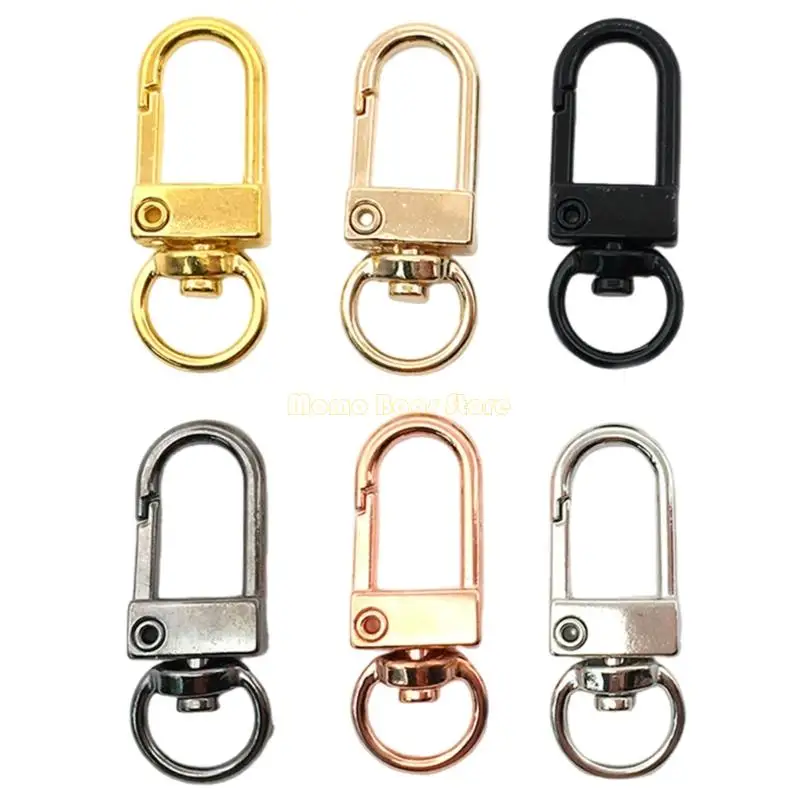 

X90D 10 Pcs Lobster Claw Clasps Metal Keychain Hook Clasps Hardware Accessories for Handbag Jewelry Making Findings