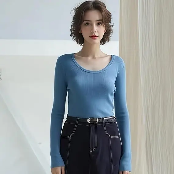 Damen-Gürtel aus echtem Leder für Jeans und Hosen, schmaler Taillengürtel für Freizeitkleider mit silberner Schnalle.