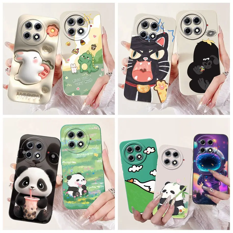 For Tecno Camon 30S Pro 2024 Case Lovely Rabbit Dinosaur Soft Silicone Shockproof Cover For Tecno Camon 30S Camon30S CLA5 Bumper