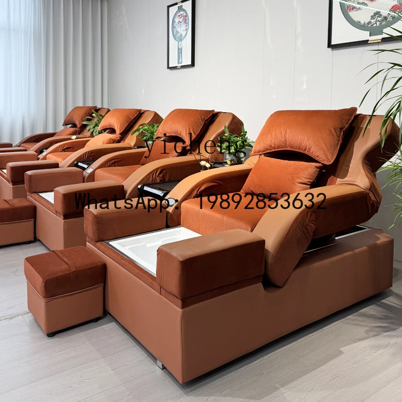 AA  high-end foot bath sofa electric ear picking spa sofa foot massage foot massage integrated massage bed