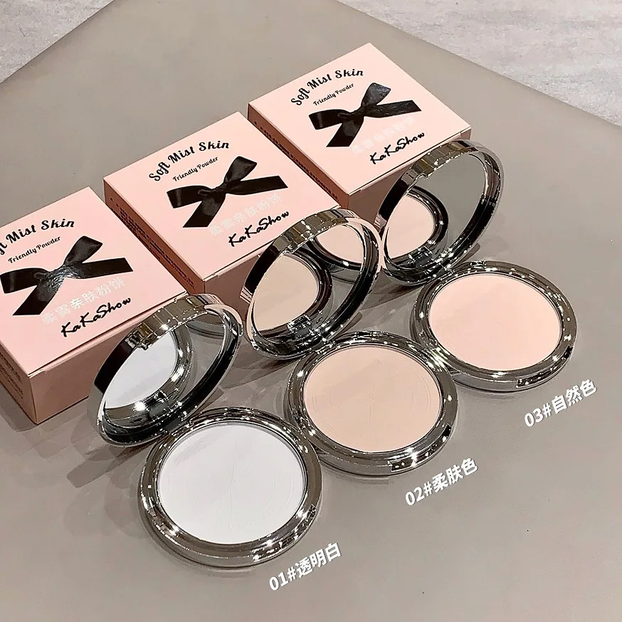 Kakashow Make-up Abbinde puder lang anhaltender Öl kontroll Concealer zartes und feuchtes weiches Nebel Make-up Abbinde puder