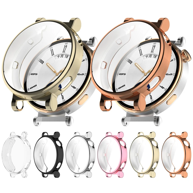 Protector Case for Huawei Watch GT4 41mm & 46mm Screen Protector Shell All-Around Full Bumper Anti-scratch Cover image 2