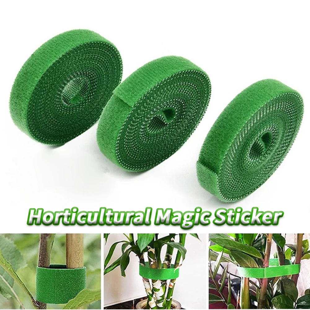 

25 Metres Garden Hook And Loop Tapes Supports For Climbing Plants Reusable And Adjustable Strong Grips For Garden Supplies