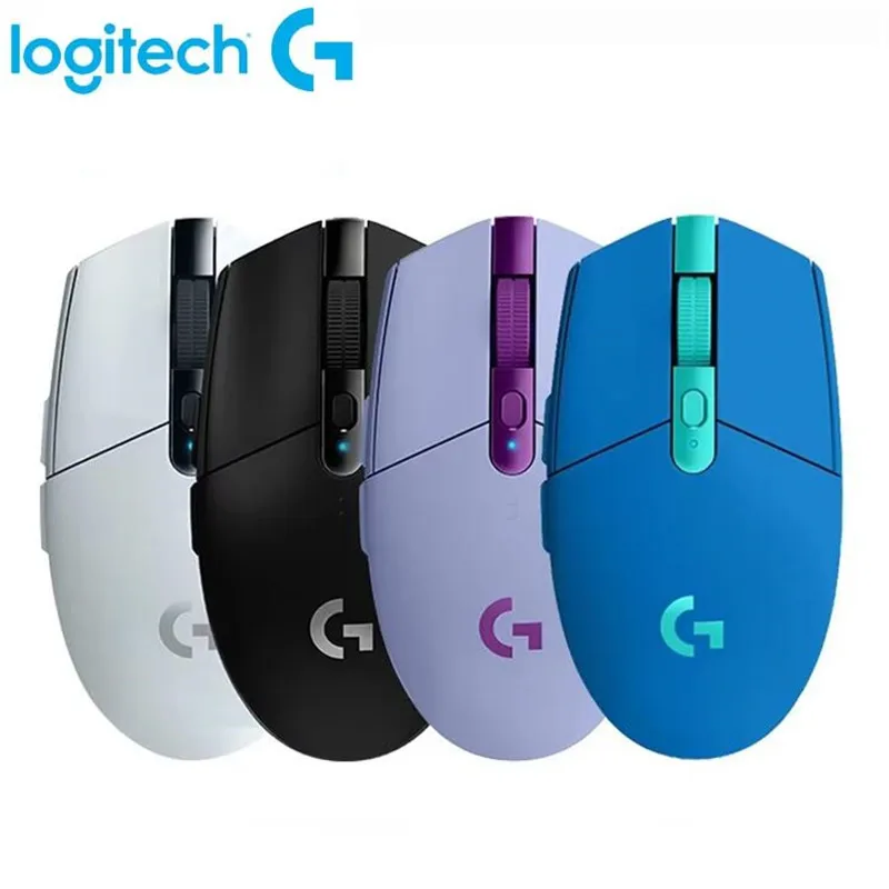 Мышь Logitech G304 LIGHTSPEED Беспроводная игровая, программируемая основная мышь для офиса и настольного компьютера с киберспортом, не включает