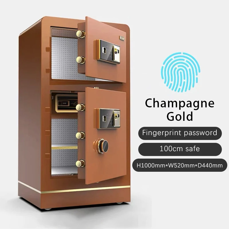 Double Door Electronic Secure Deposit Steel Safe Box For Money Storage Safe Box Home Office Safe Locker