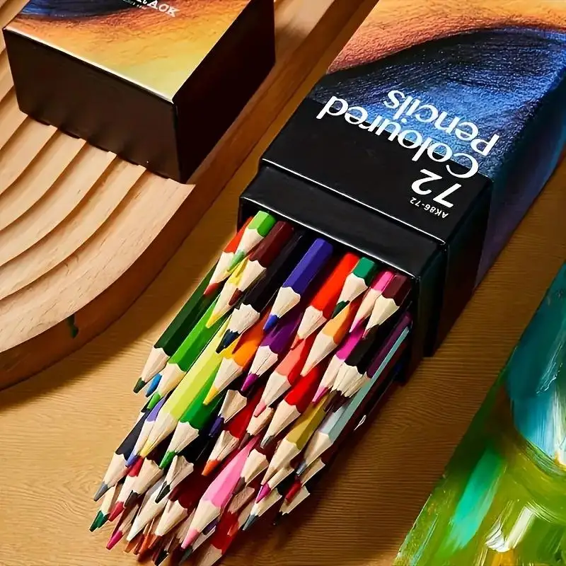 12/24/36/48/72 Wooden Colored Pencils Set Coloring Colorful Art Supplies For Artist Drawing Writing Back To School Stationery