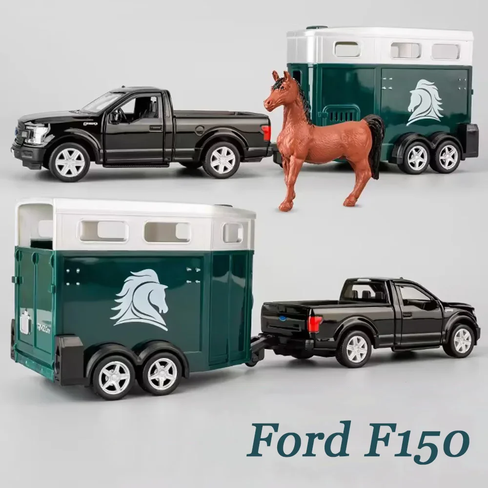 1/36 Alloy Jeep Wrangler Ford F150 Caravan Models Cars Toys Range Rover Touring Car Doors Opened Off-road Vehicles Kids Gifts