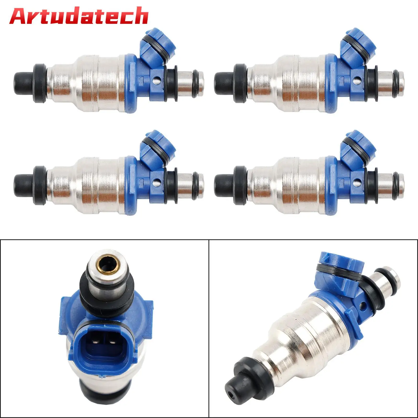 Artudatech 4pcs Fuel injectors for Mazda Miata MX3 MX6 for Kia Sephia 195500-1970