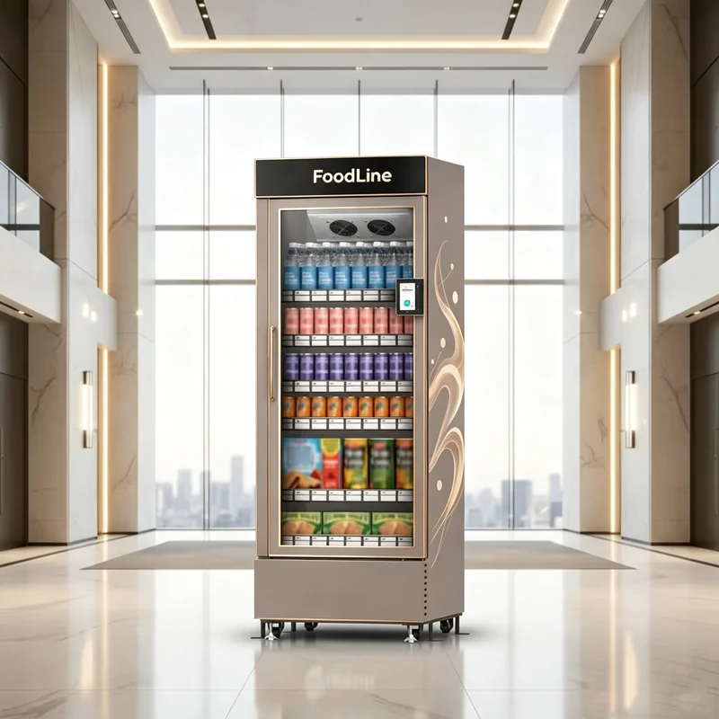Open Vending Machine - آلة بيع ذاتي بسعة 520 لتر