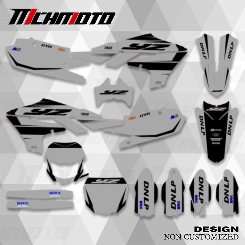 MCHMFG Full Graphics Decals Stickers Kits For YAMAHA 2019-2023 YZF250 2018-2022YZF450 2019-2022 WRF450 2020-2023 WRF250