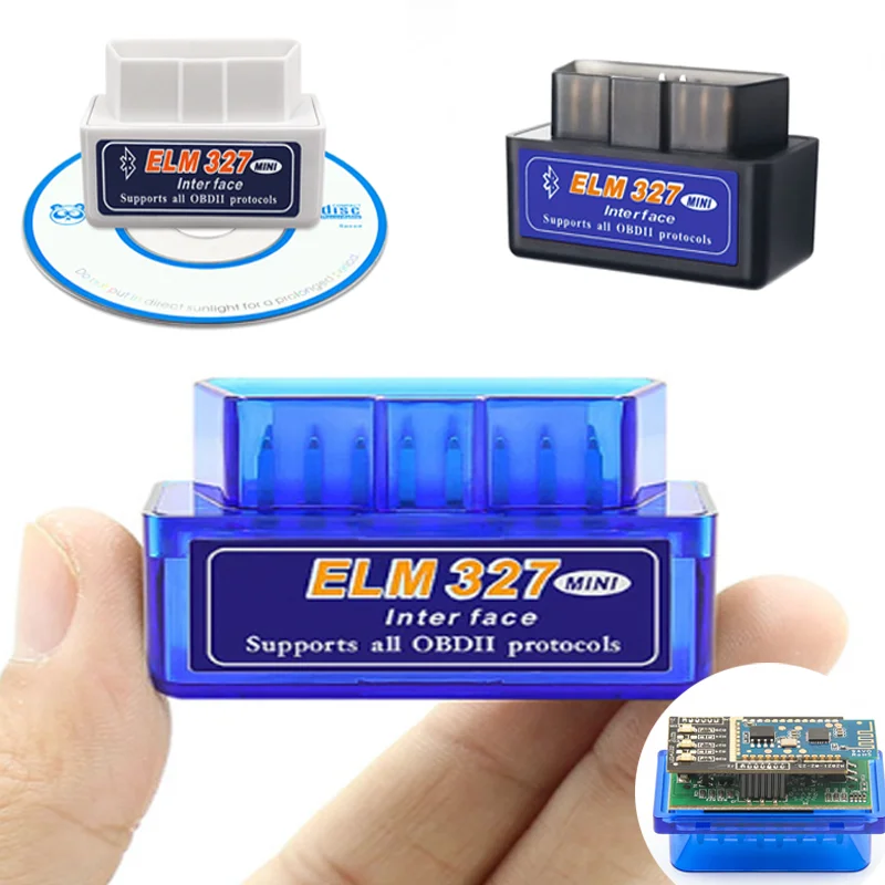 Mini Eml327 Car Tester Troubleshooter V2.1 Bluetooth OBD2 Car Scanner Code Support Smart Scan Tool OBDII Car Diagnostic Tool