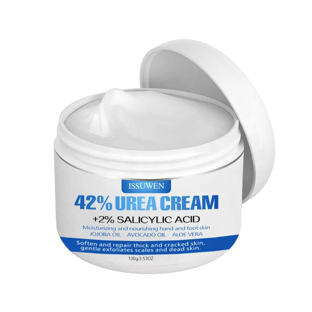 Crema Corporal 42% de Urea, crema para pies agrietados con talones secos, tratamiento de reparación de manos, callos hidratantes, elimina la piel muerta, cuidado de los pies