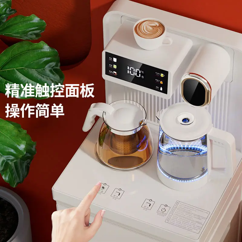 

Новый умный диспенсер для воды в чайном баре для дома: охлаждение и обогрев, нижнее ведро, предотвращение выпадения и переполнения