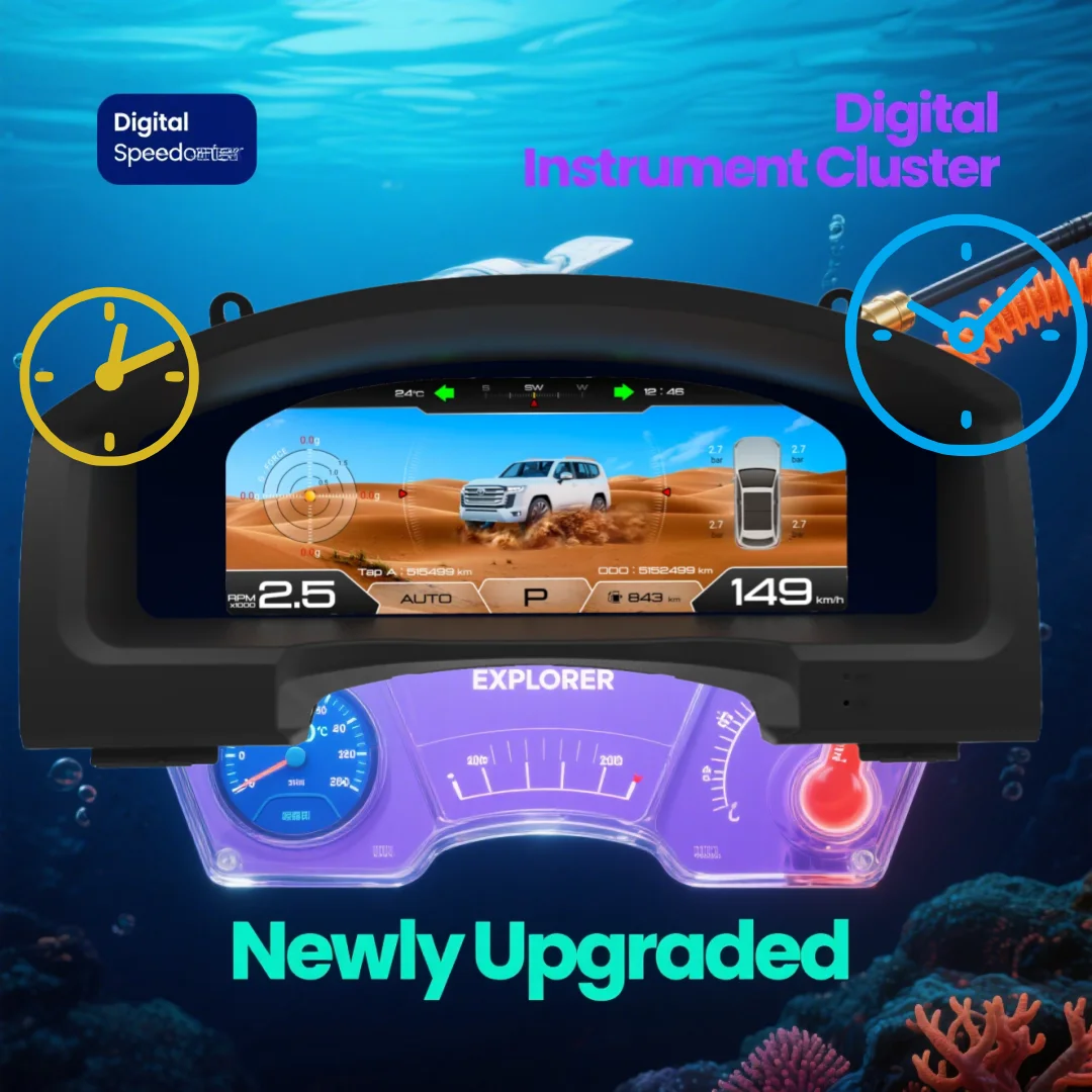 

Для Toyota Land Cruiser 2008-2015 2016-2022 цифровой кластер автозапчасти с ЖК-дисплеем приборной панели автомобильный виртуальный прибор