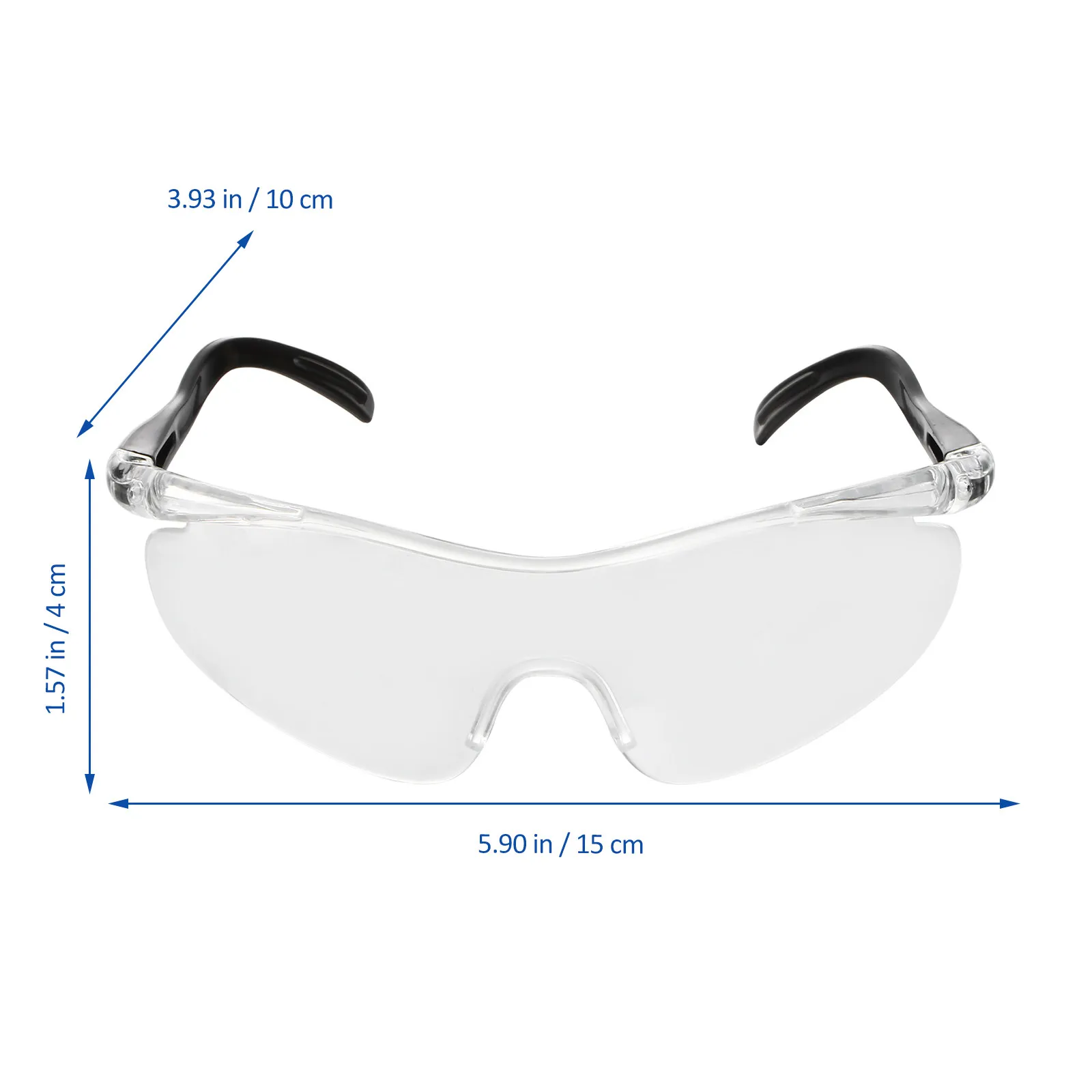 2Pcs Lightweight Plastic Protective Goggles for Shooting Games Kids Adults Comfortable Fashion Design Scratch Resistant Anti