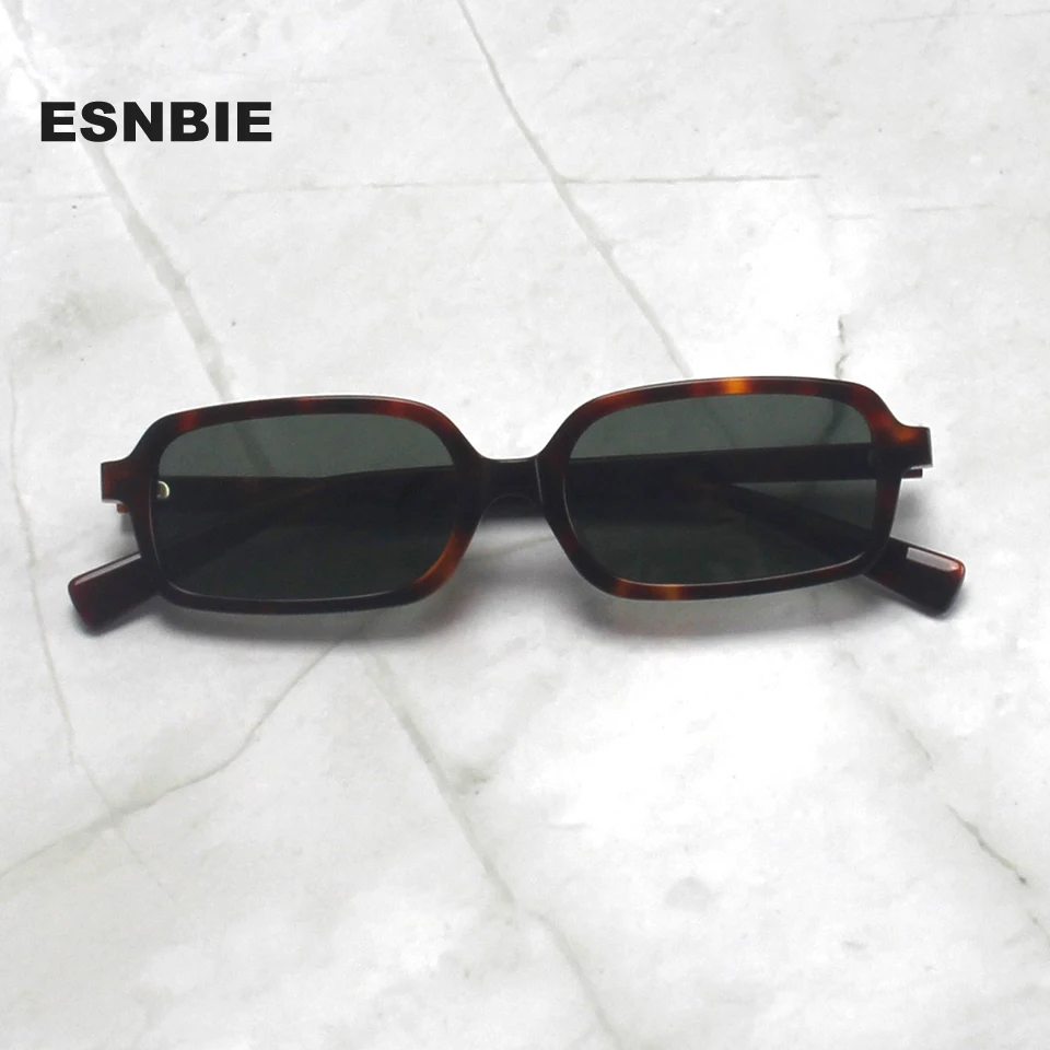 

Y2K Acetate Frame Small Rectangle Sunglasses Women Polarized Sun Glasses For Men Outdoor Gradient Lenses Korean Style UV400