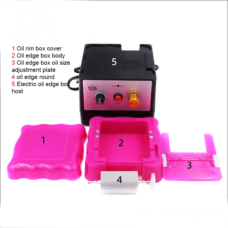 Electric Oil Side Box Paint Applicator For Leather Oil Painting Edge Men's Wallet Make Belt Repairman Edge Dyeing Diy Craft Tool