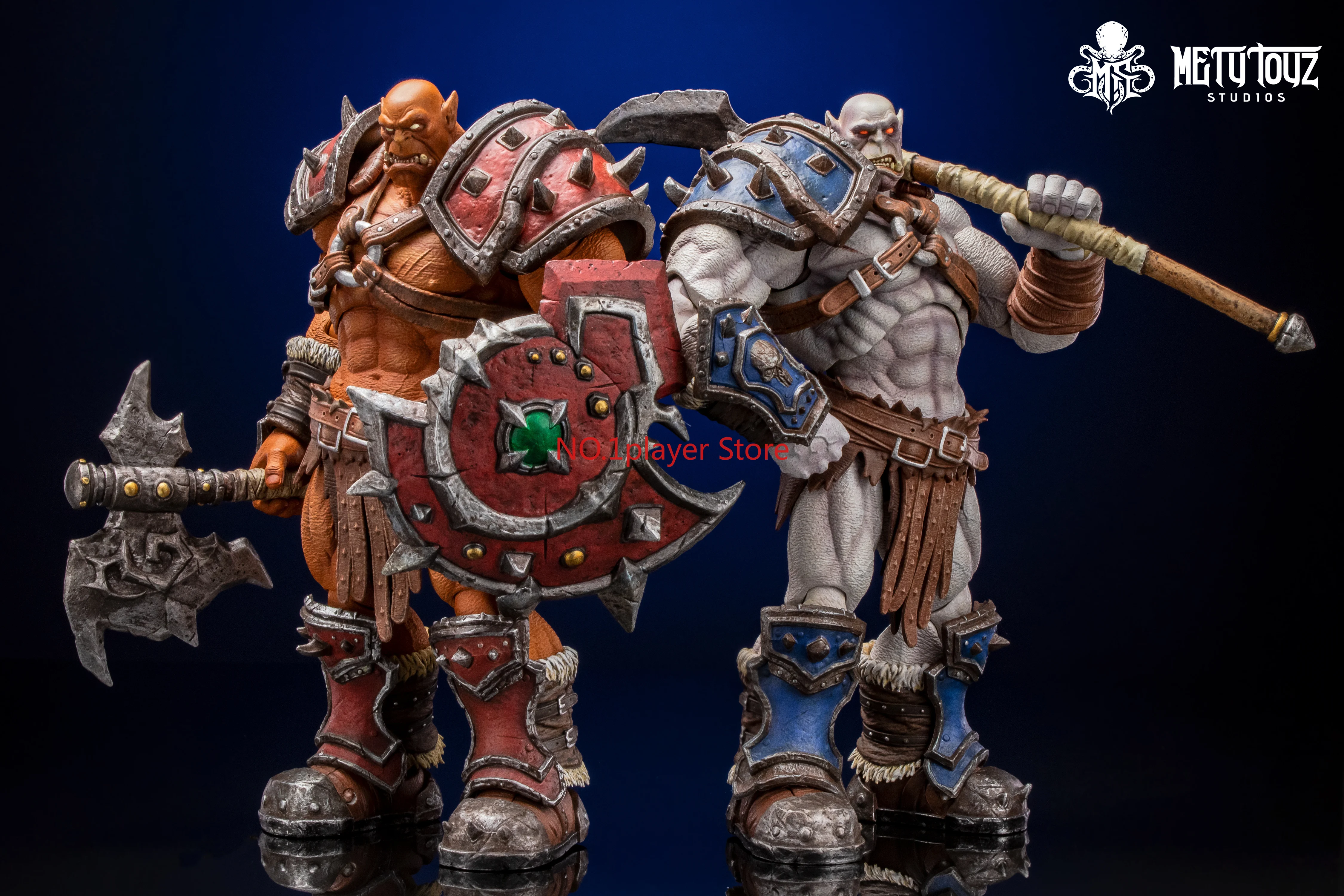 معيتويز المحدودة مغامر العالم Orc Ork كابتن كاغاس باونتي هنتر الأيدي الدموية مورلوك الجندي عمل الشكل طبعة خاصة