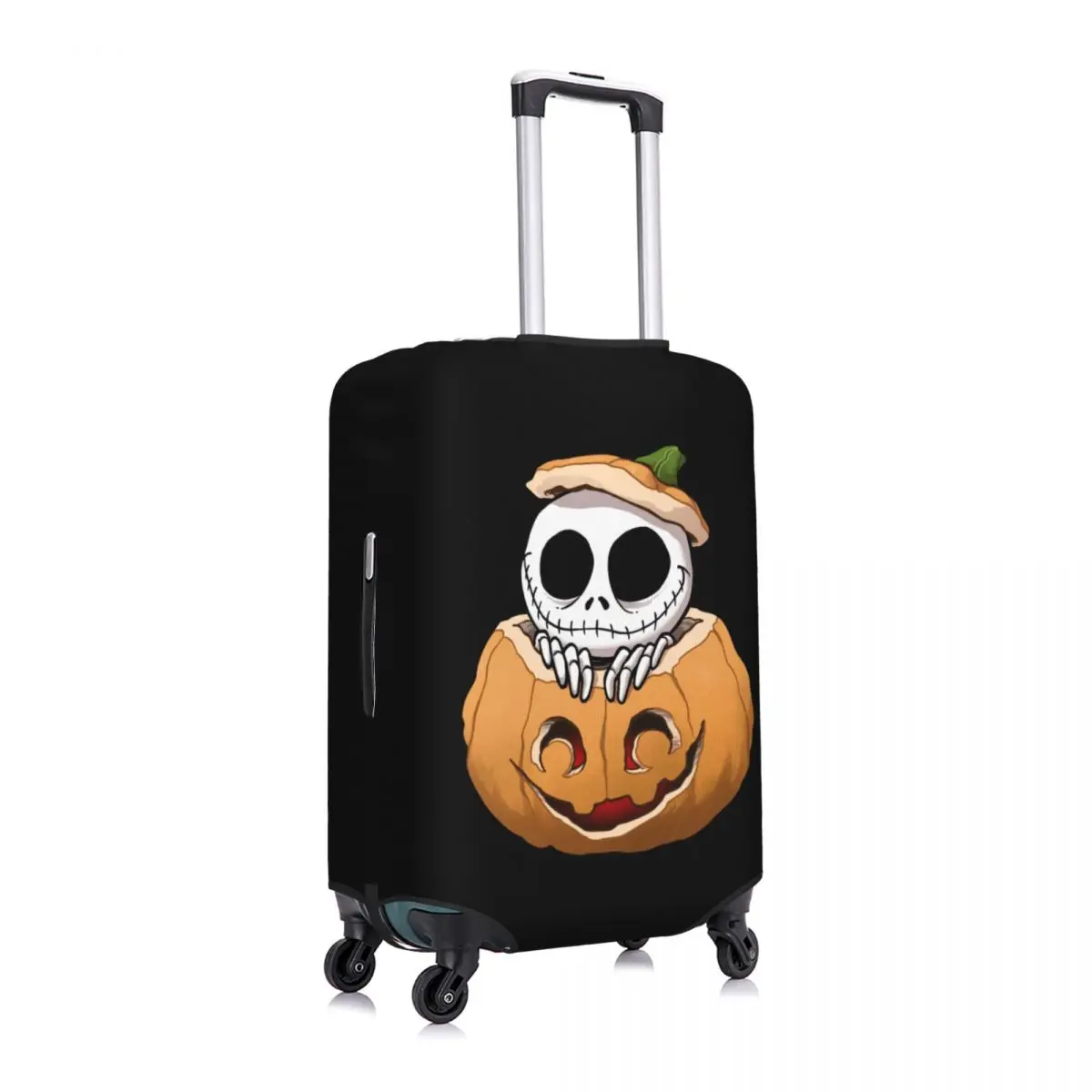 Juste de Protection de Bagage Personnalisée, Motif Jack Skulpeninsula, Citrouille, pour Valise de Voyage, de 18 à 32 Pouces, L'Étrange Noël de Monsieur Jack