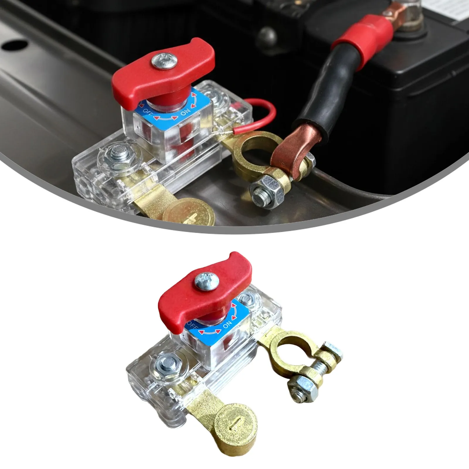 Autobatterie-Trennschalter, Isolator, Stromunterbrecher 12V/24V Automatischer Schutzschalter gegen Stromleckage