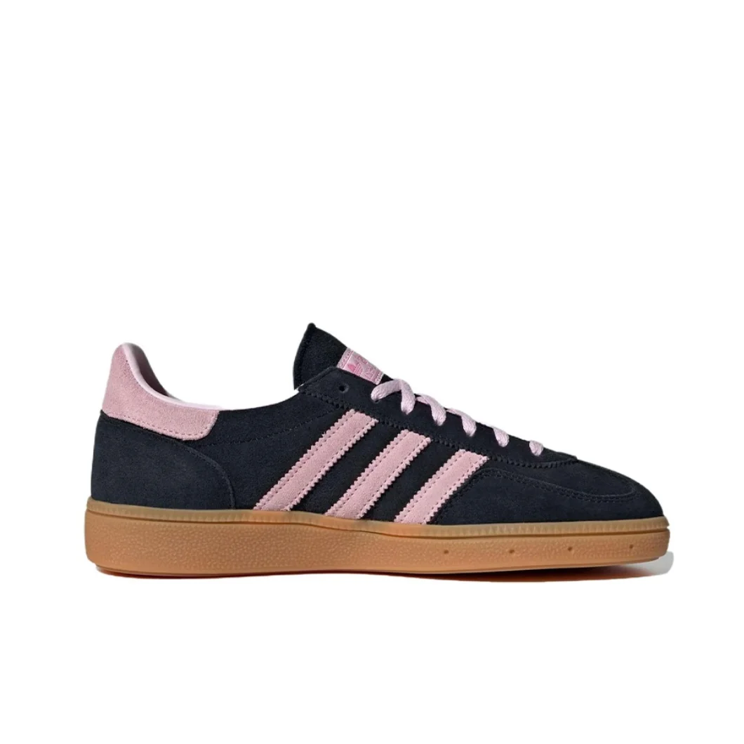 Adidas NEW HANDBALL SPEZIAL LOW Men's and Women's Board Shoes Autumn Retro Sneakers Fashion Athletic Casual Shoes Pink Black