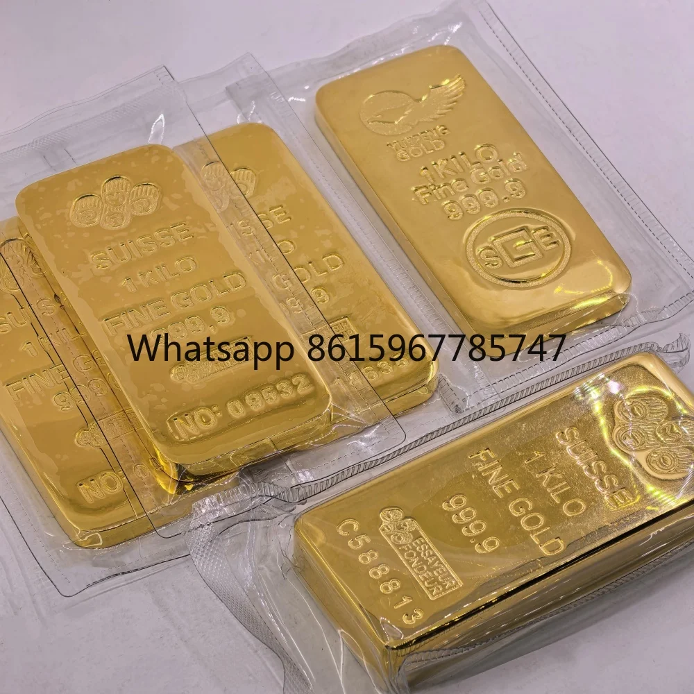 

Реплика золотой стержней, золотые кирпичные стержни, пресс-папье, подарок на день рождения и юбилей, элегантный декор ювелирного магазина