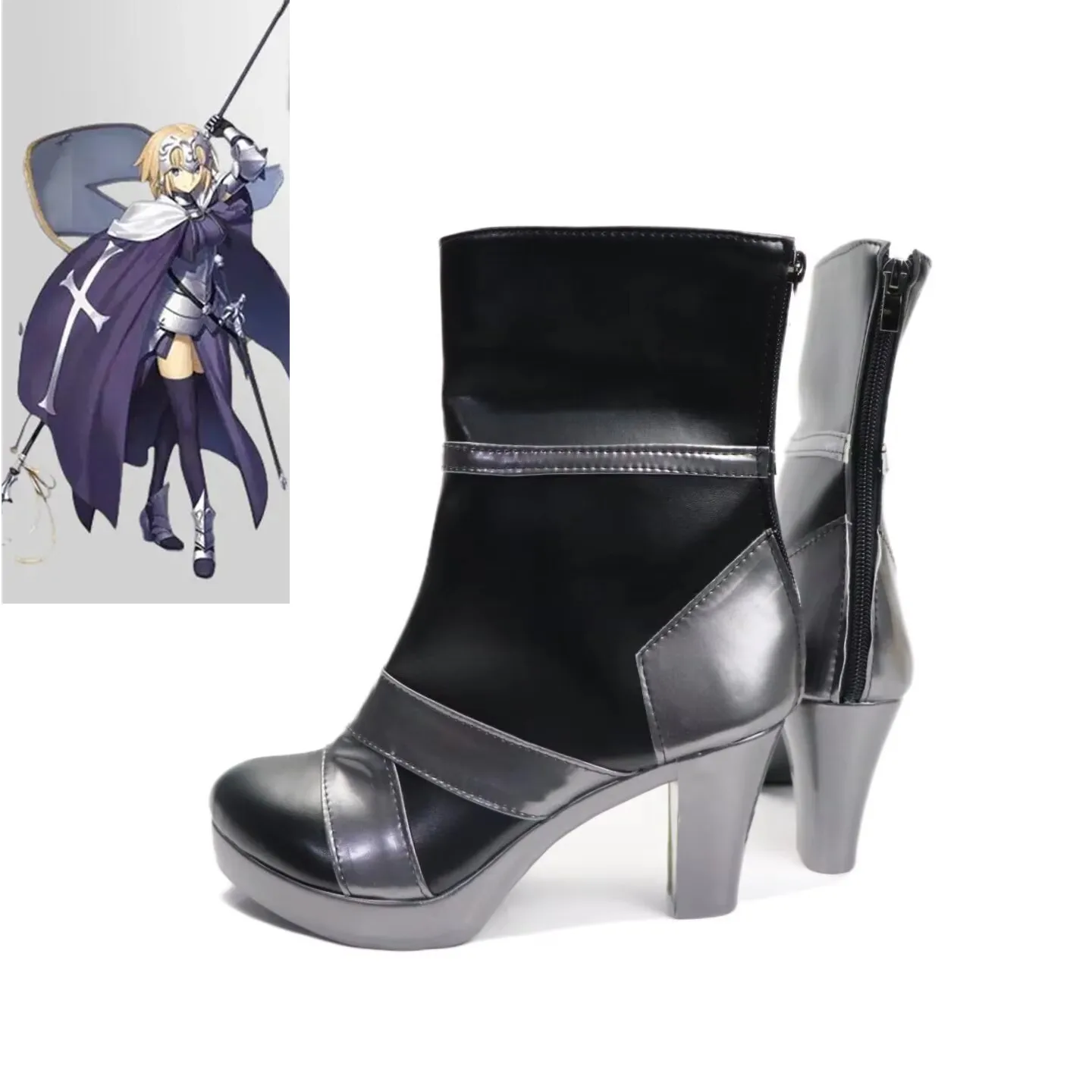 Max Factory figma FGO Alter Cosplay Shoes Boots Halloween Carnival Party Costume Shoes
