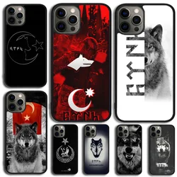 Turkish language bozkurt gray wolf Case For iPhone 16 11 12 13 14 15 Pro Max Cover For iPhone 16 13 12 XR XS Max Plus SE 2020