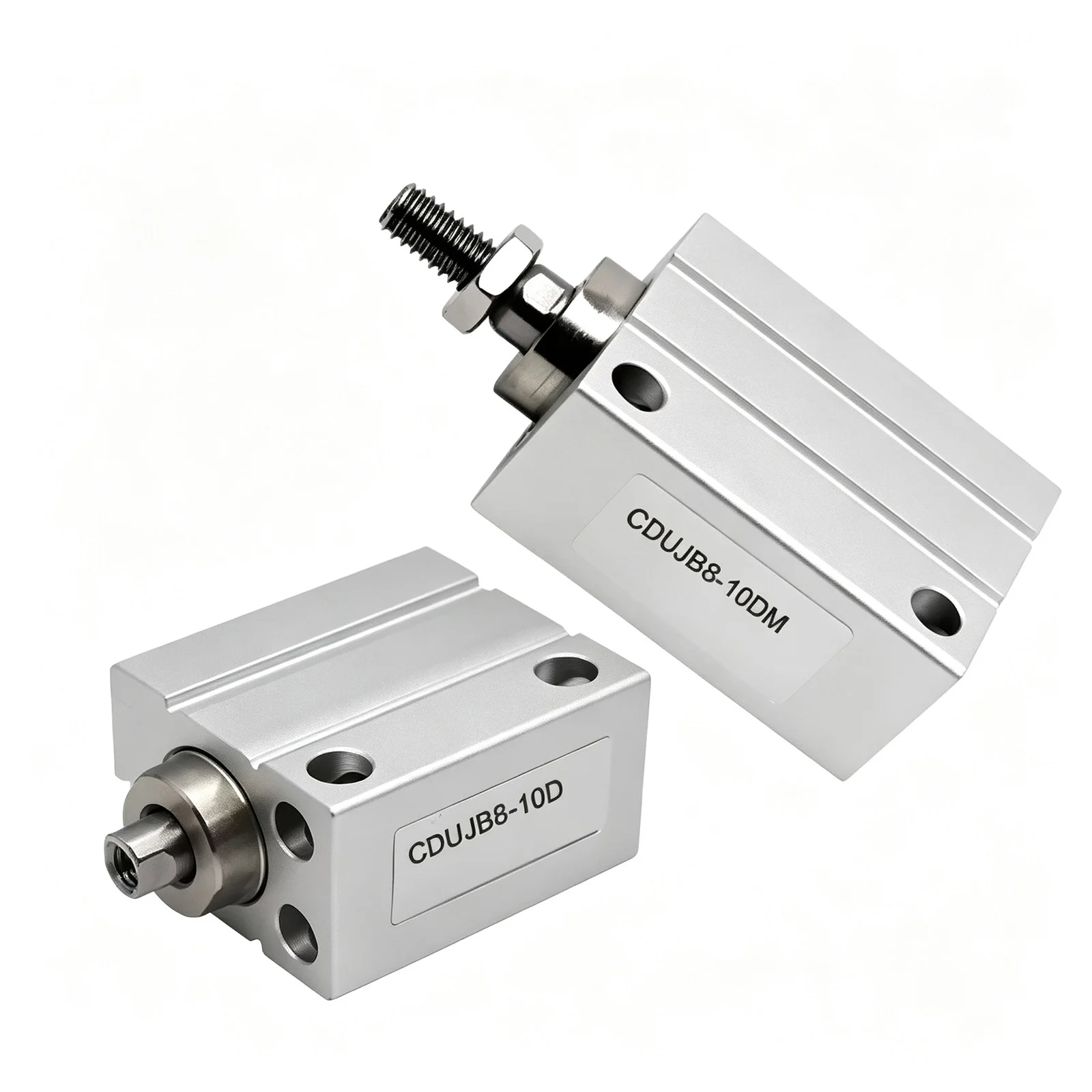 CDUJB Series Mini Free Mount Pneumatic Cylinder Double Acting Single Spring Return Compact Air Cylinder for Automation Equipment