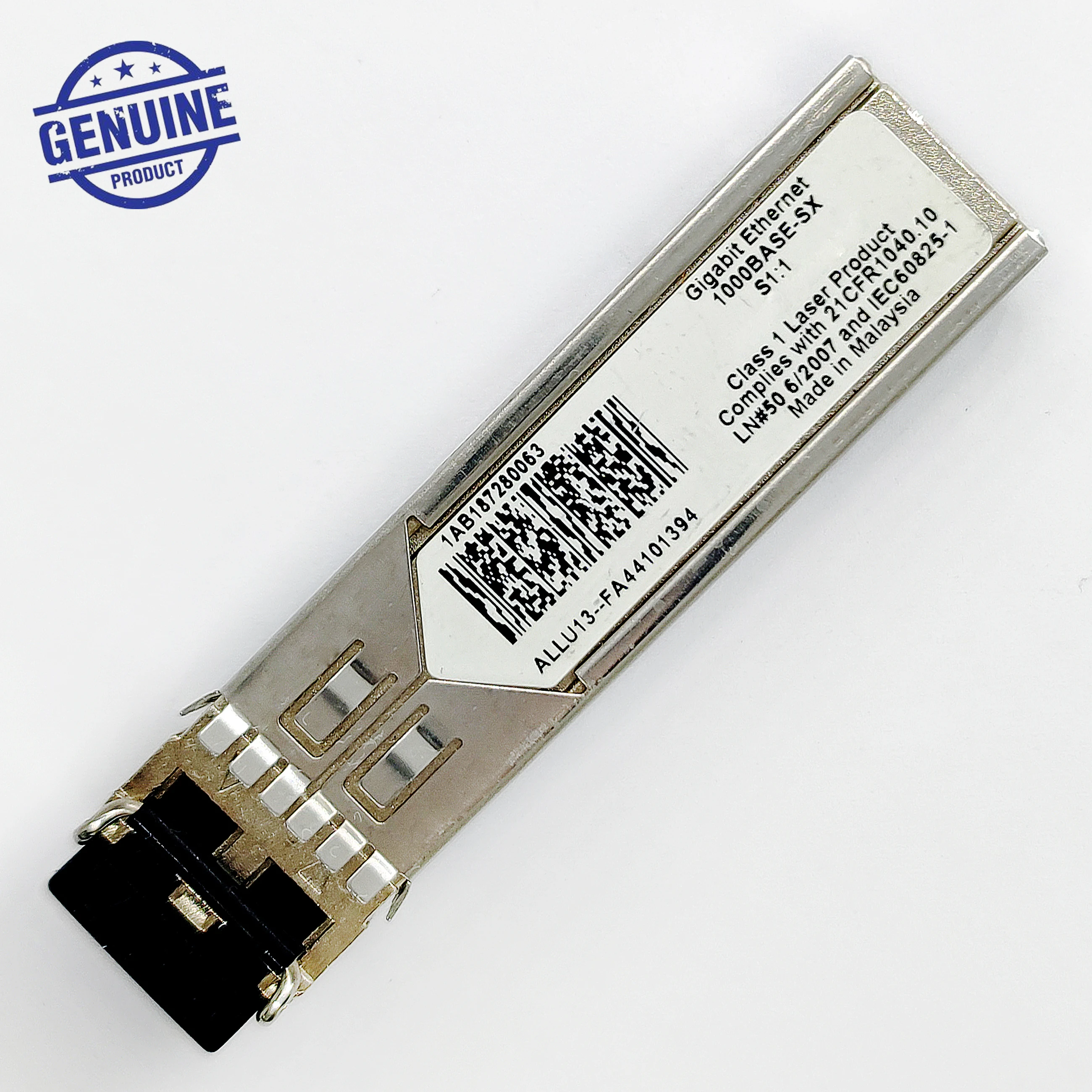 

Genuine NOKIA Alcatel-Lucent 1AB187280063 GigabitEthernet 1000Base-SX SFP Transceiver OPtical Module