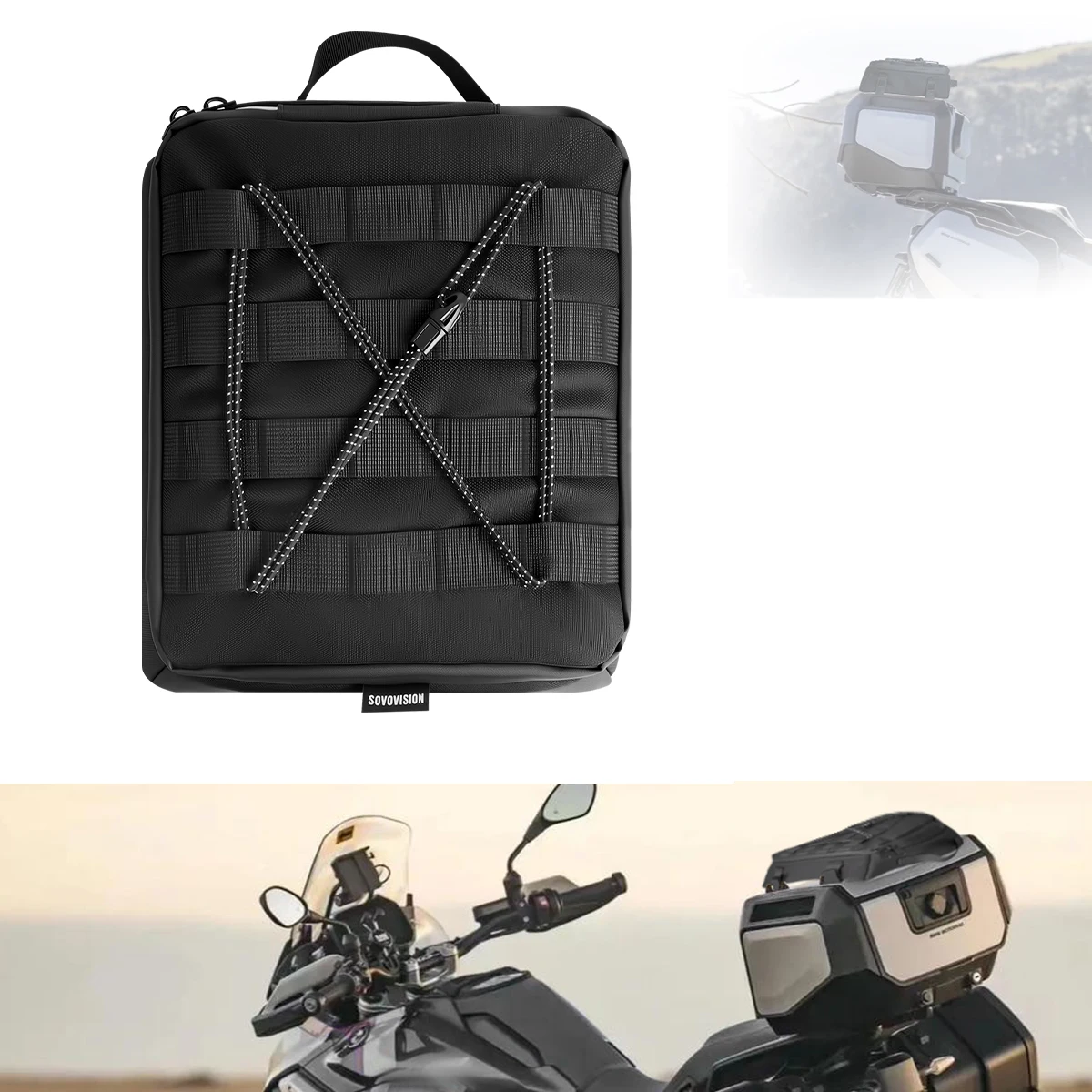 

Для BMW R1300GS R 1300 GS GS1300 R 2023-Аксессуары для мотоциклов Верхний чехол Сумка GS1300 Верхняя коробка Портативные дорожные водонепроницаемые сумки для инструментов