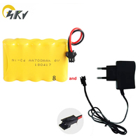 6V NICD AA 700mAh Rechargeable RC Toys Battery 6V NIMH NICD Battery Charger