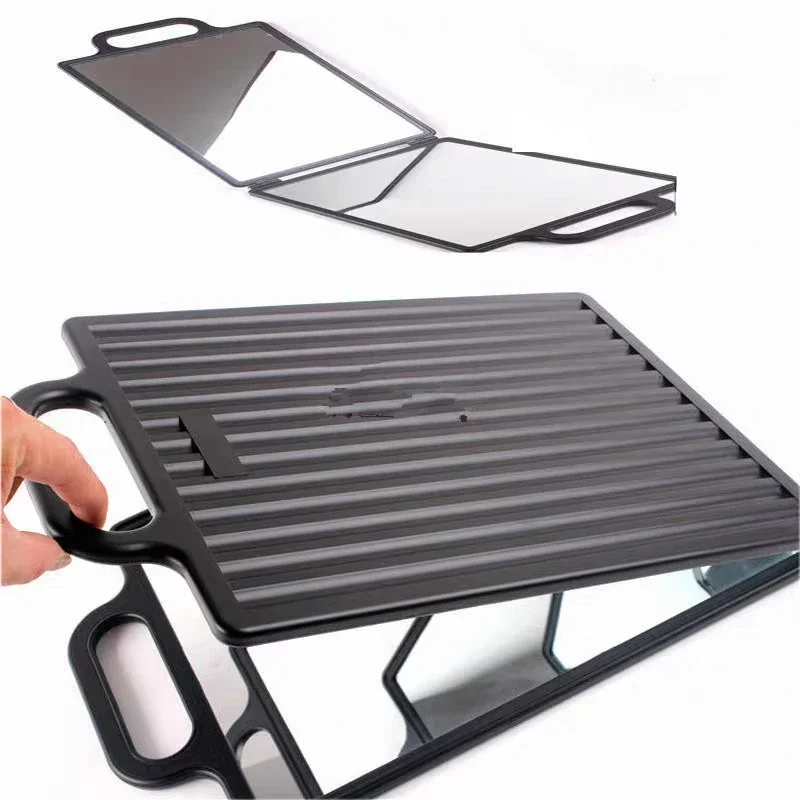 

Hairdresser Mirrors Professional Hairdresser Back Mirror for Hair Salon Rearview Mirror Barber Self Cut Back Foldable Mirrors