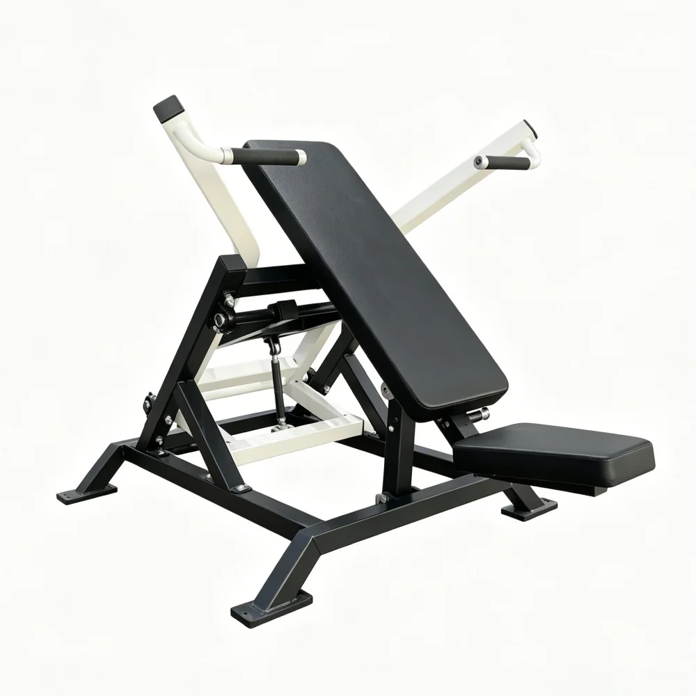 High-quality Commercial Fitness Rowing Machine with Tilt Chest Press Steel Construction Strength Training Gym Equipment