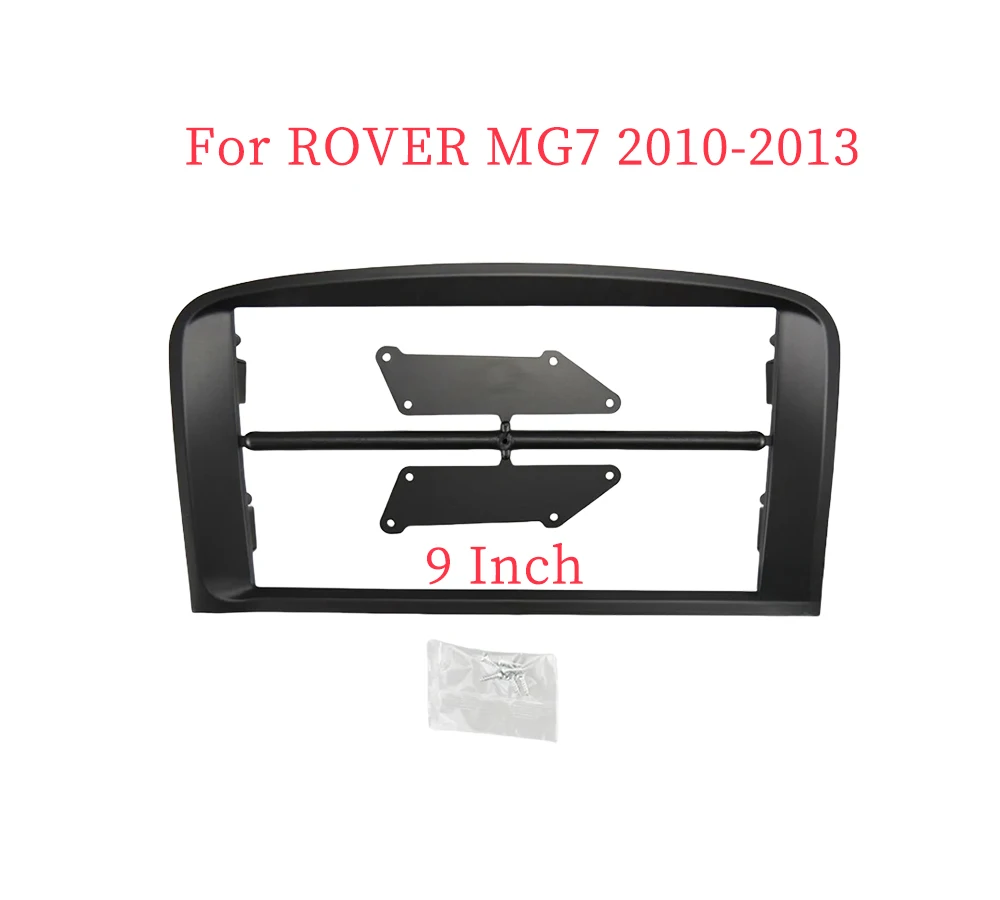 9 Inch Car Fascia Radio Panel for ROVER MG7 2010-2013 Dash Kit Install Facia Console Bezel Adapter