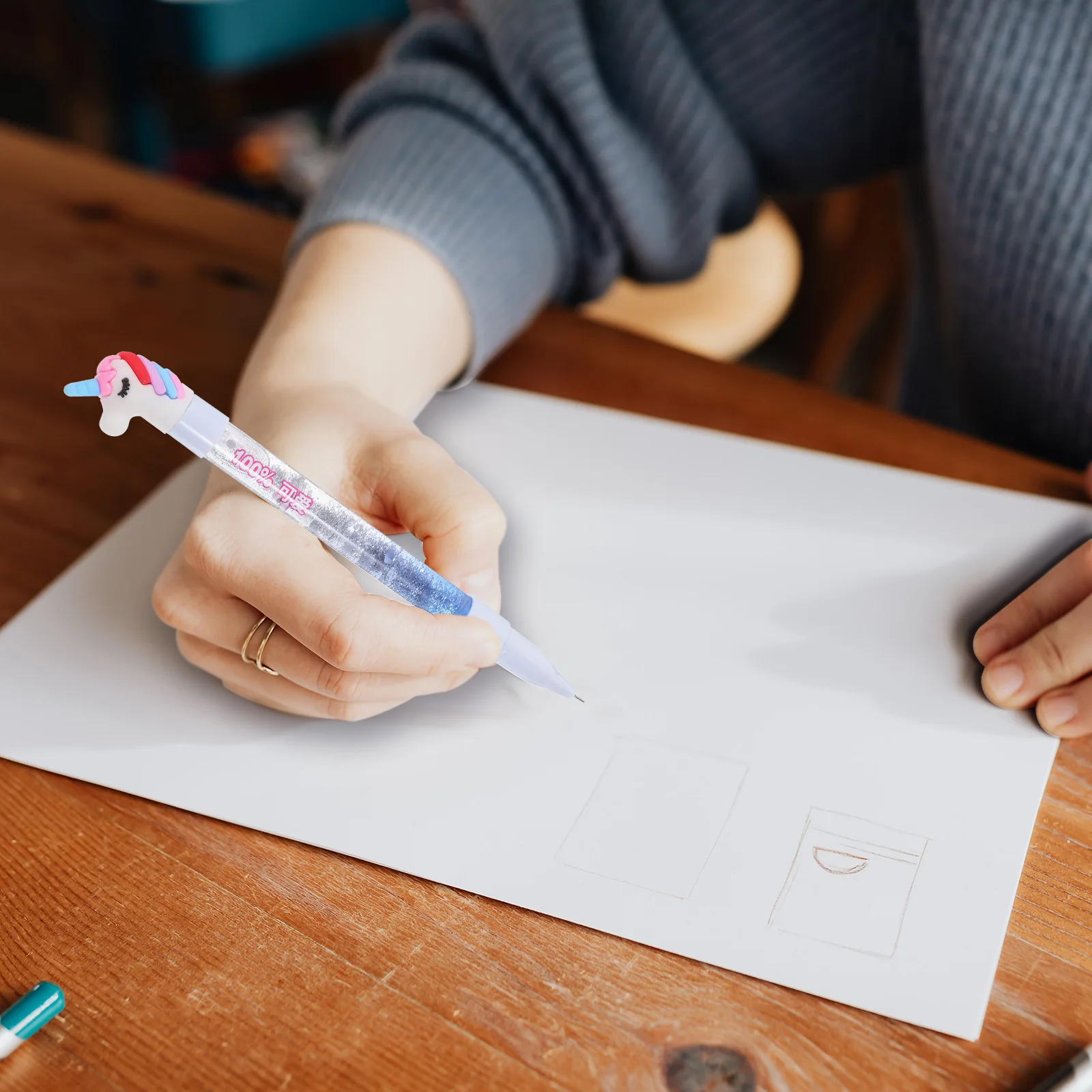 

6Pcs Cute Cartoon Pens Smooth Flow Pen for Note Taking Writing Journaling Student Supplies Birthday