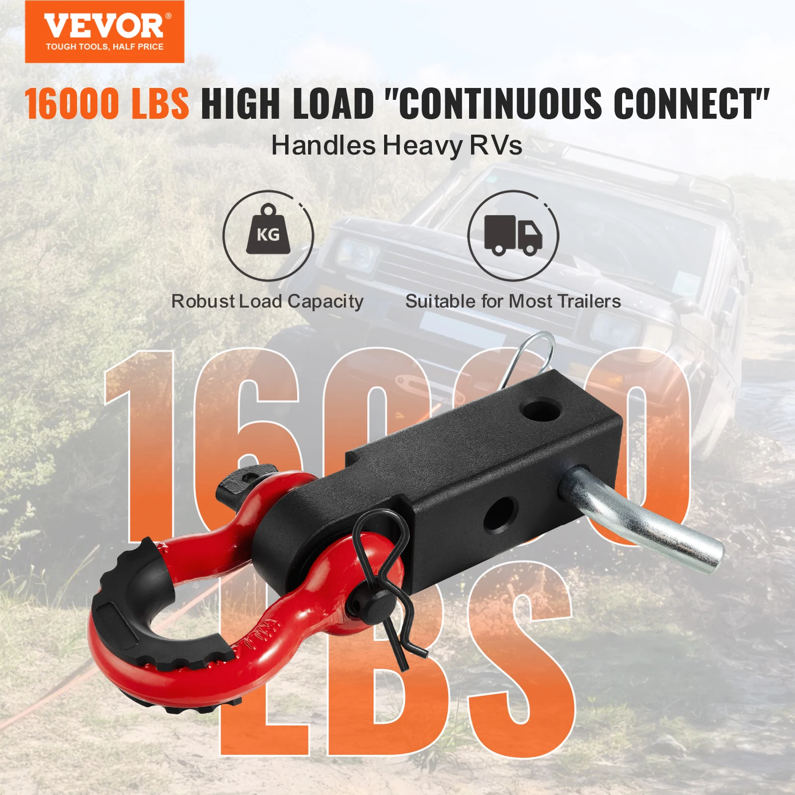 VEVOR Shackle Hitch Receiver 2