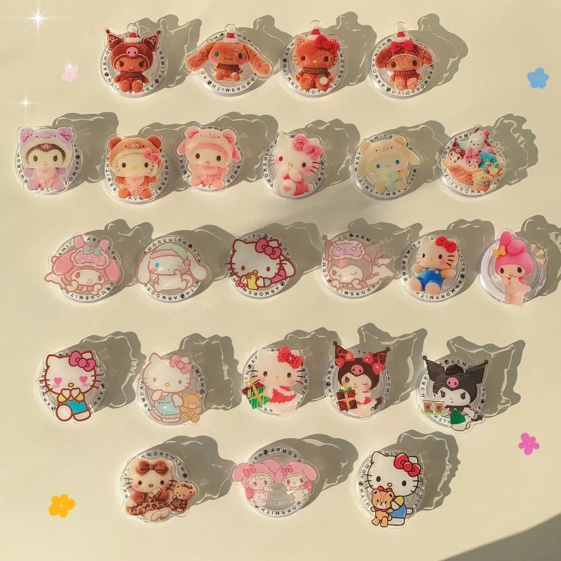 Niedlicher Sanrio Collection Magnetischer Handyhalter für Samsung/iPhone/drehbarer Cartoon Tragbarer Anti-Sturz-Handyhalter