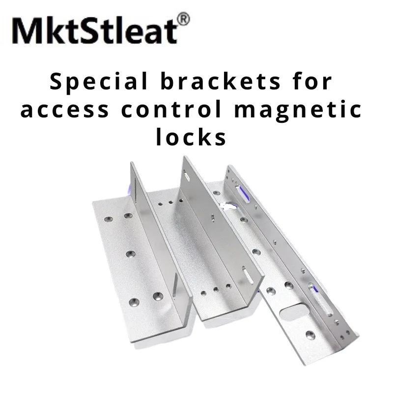 MktStleat 180KG280KG Magnetic Lock Bracket Universal Door Clamp ZL Bracket Door Lock Fixing Bracket